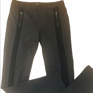 One 5 One 5-pocket Dress Knit Pants - Dark Gray